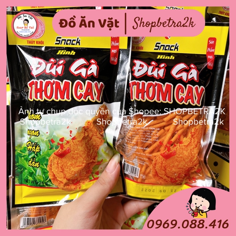 Snack đùi gà thơm cay TK
