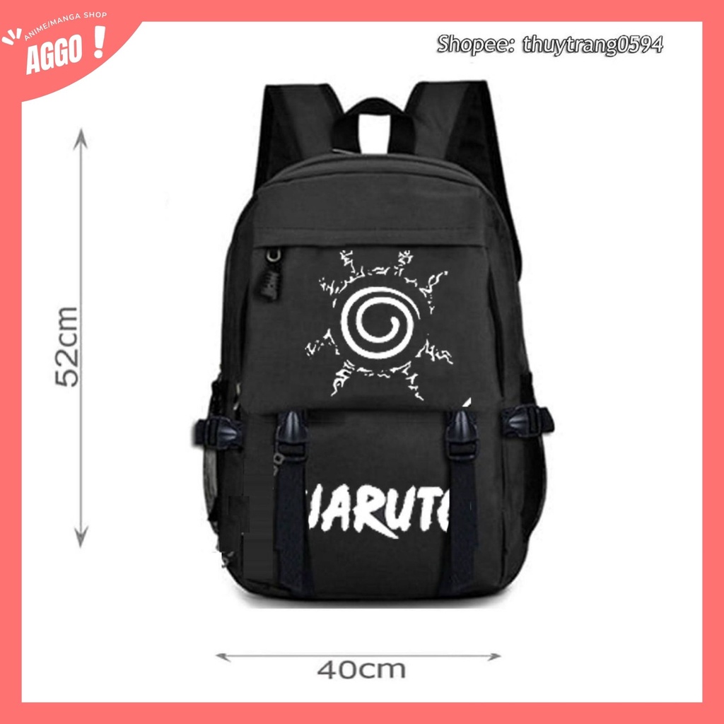 Balo Đi Học Naruto, Balo Cao Cấp Uchiha Sasuke Uzumaki Naruto Itachi Giá Học Sinh