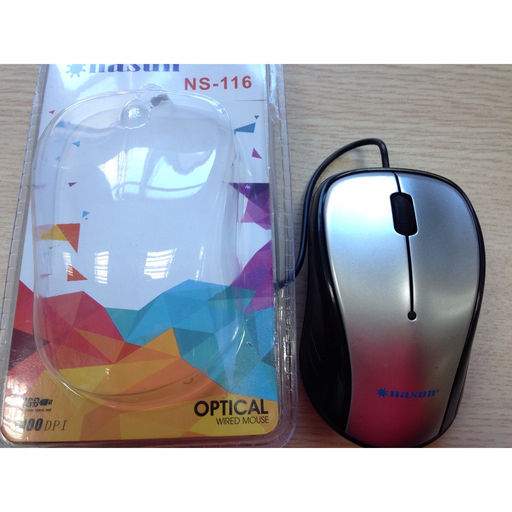 Chuột máy tính có dây Nasun NS-116 | BigBuy360 - bigbuy360.vn