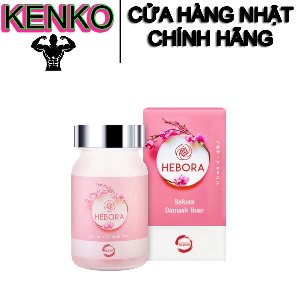 Viên uống thơm cơ thể Hebora Sakura & Damask Rose 60 VIÊN - HÀNG NỘI ĐỊA NHẬT | BigBuy360 - bigbuy360.vn