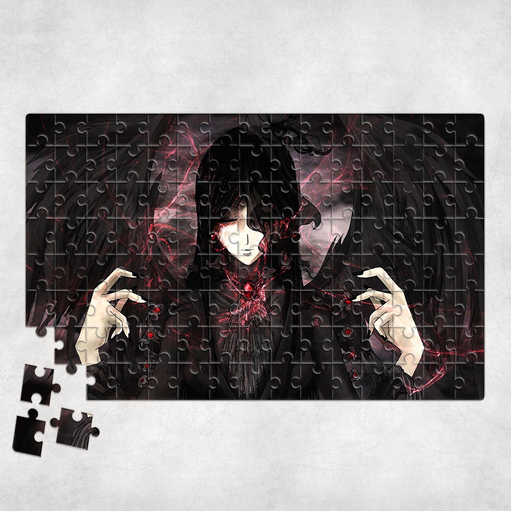 Tranh ghép hình A4, A5 Anime, xếp hình ANGEL - Mẫu 1