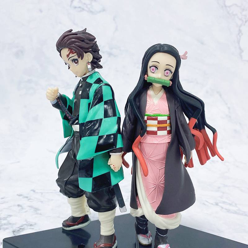 Đồ trang trí Nhân Vật SY2 Demon Slayer Nezuko Bằng PVC Trang Trí Nhà Cửa YS2