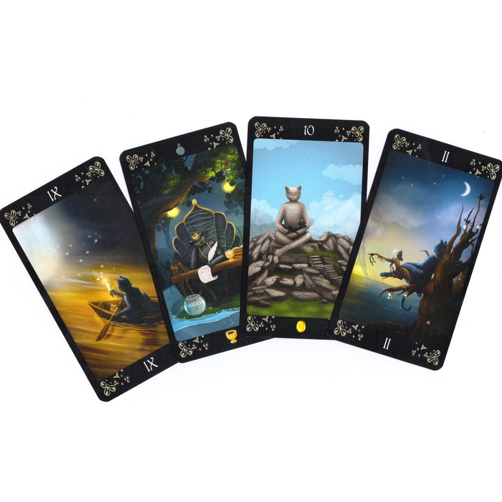 Bộ Bài Black Cats Tarot (Mystic House Tarot Shop)