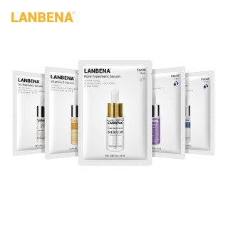 Mặt Nạ LANBENA 25ml Chứa Axit Hyaluronic/VC/Việt Quất/Sáu Peptide Se Khít Lỗ Chân Lông Và Làm Trắng Da