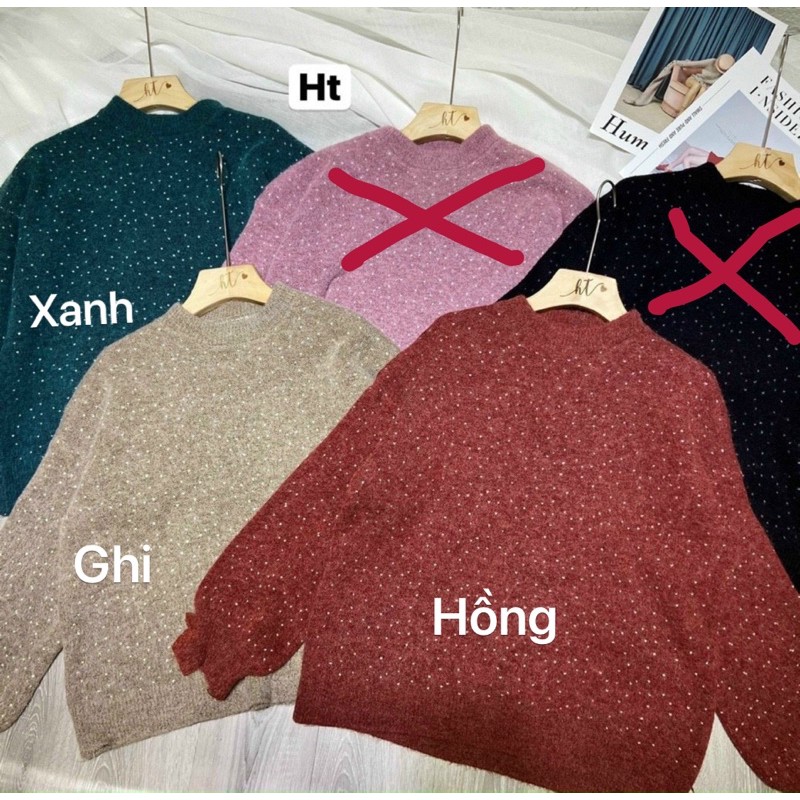 ÁO LEN TIÊU TAY ĐÍNH NƠ HOT HIT CHUẨN-XỊN-LOẠI1