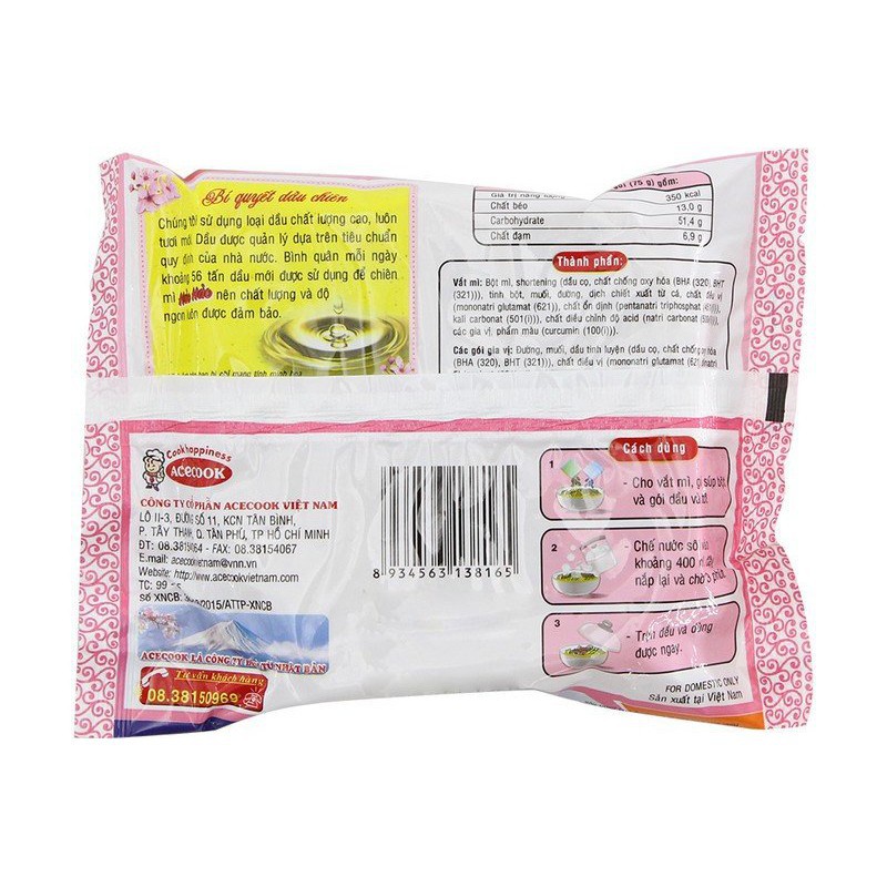 Thùng Mì Gói Hảo Hảo Hương Vị Tôm Chua Cay  x 75g