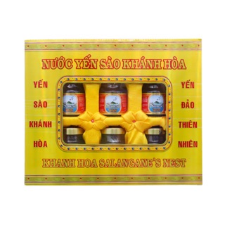 Hộp nước yến sào Sanest có đường ( hũ 70ml ) - lóc 6 hũ