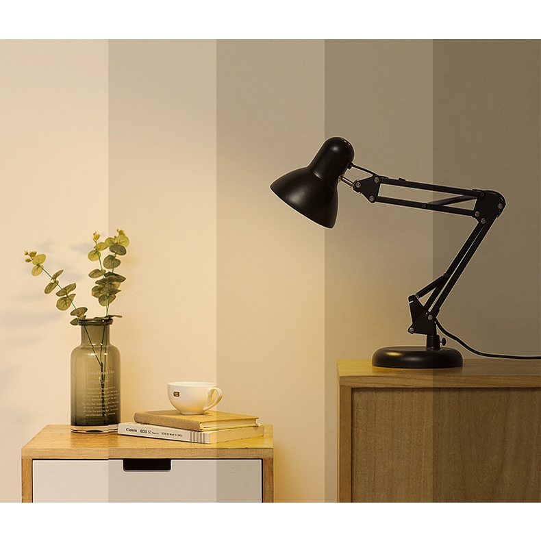 Đèn học kẹp bàn, đọc sách, làm việc  - Bóng LED chống cận thông minh đổi Nhiều góc điều chỉnh miễn phí-SN26