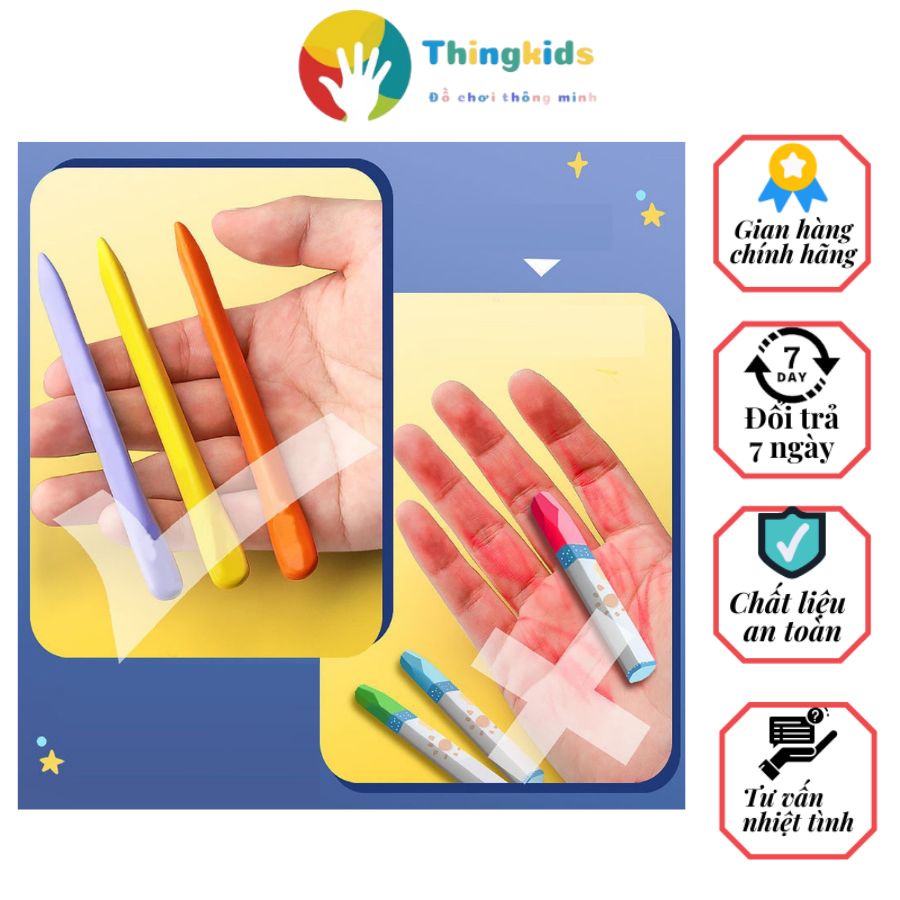 Bút sáp 24 màu hữu cơ tự nhiên an toàn - sản phẩm công nghệ mới - Thingkids