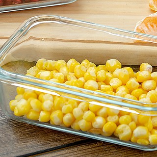 Hộp đựng thức ăn bằng thủy tinh trong suốt dùng để bảo quản trong tủ lạnh