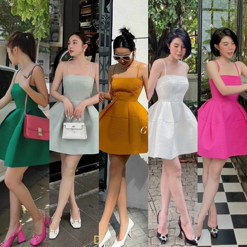ĐẦM XỐP HAI DÂY (KÈM VIDEO HÌNH THẬT)