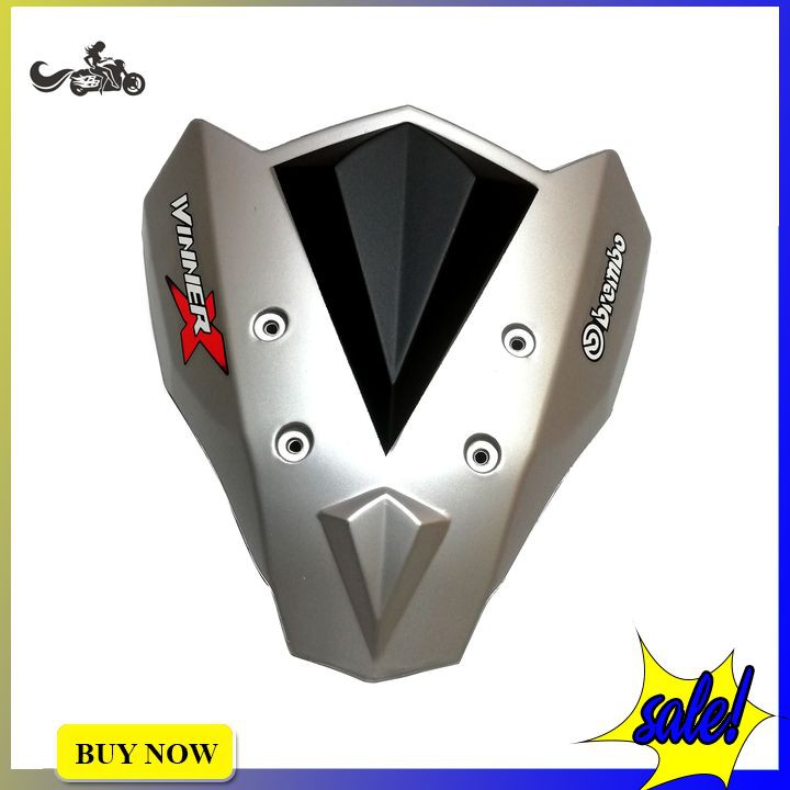 Ốp đầu xe Winner X mẫu kim cương cục ngầu