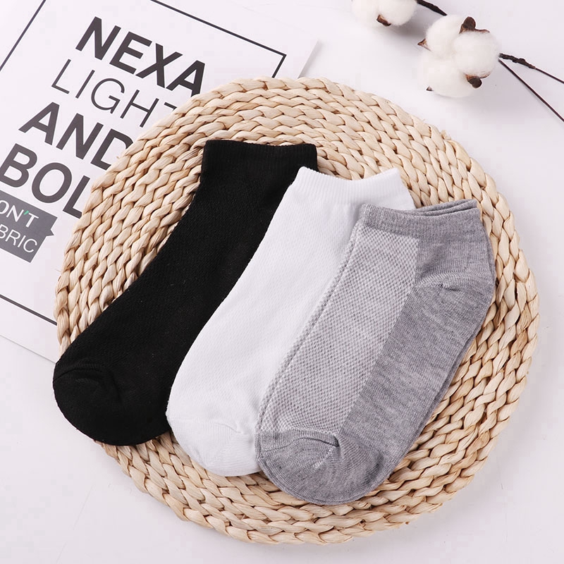 Vớ cotton pha cổ thấp dưới mắt cá thời trang thể thao thoải mái