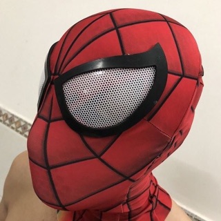 Mặt nạ nhện spider man kèm ảnh thật