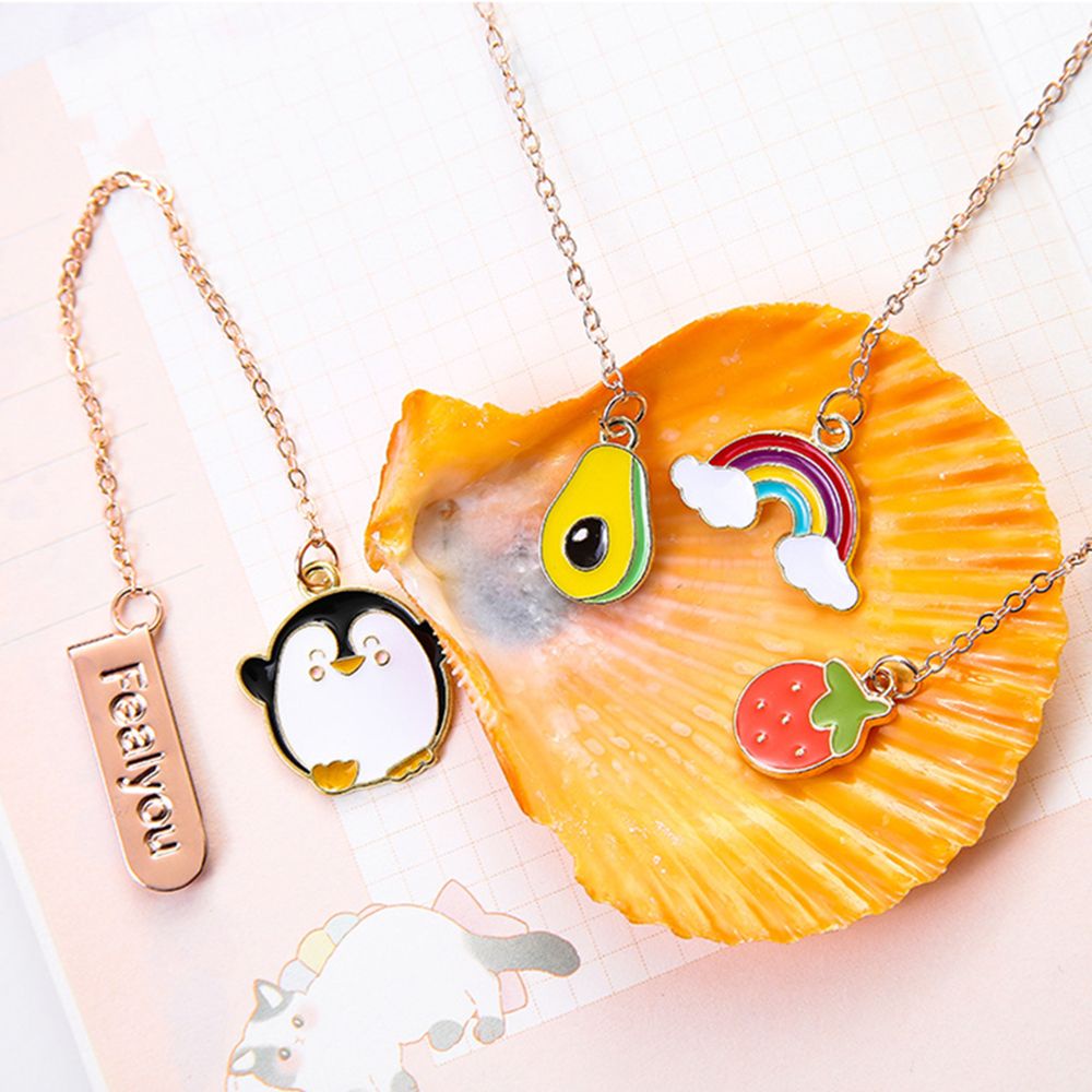 Kẹp Giữ Sách Bằng Kim Loại Hình Động Vật Hoạt Hình Sáng Tạo