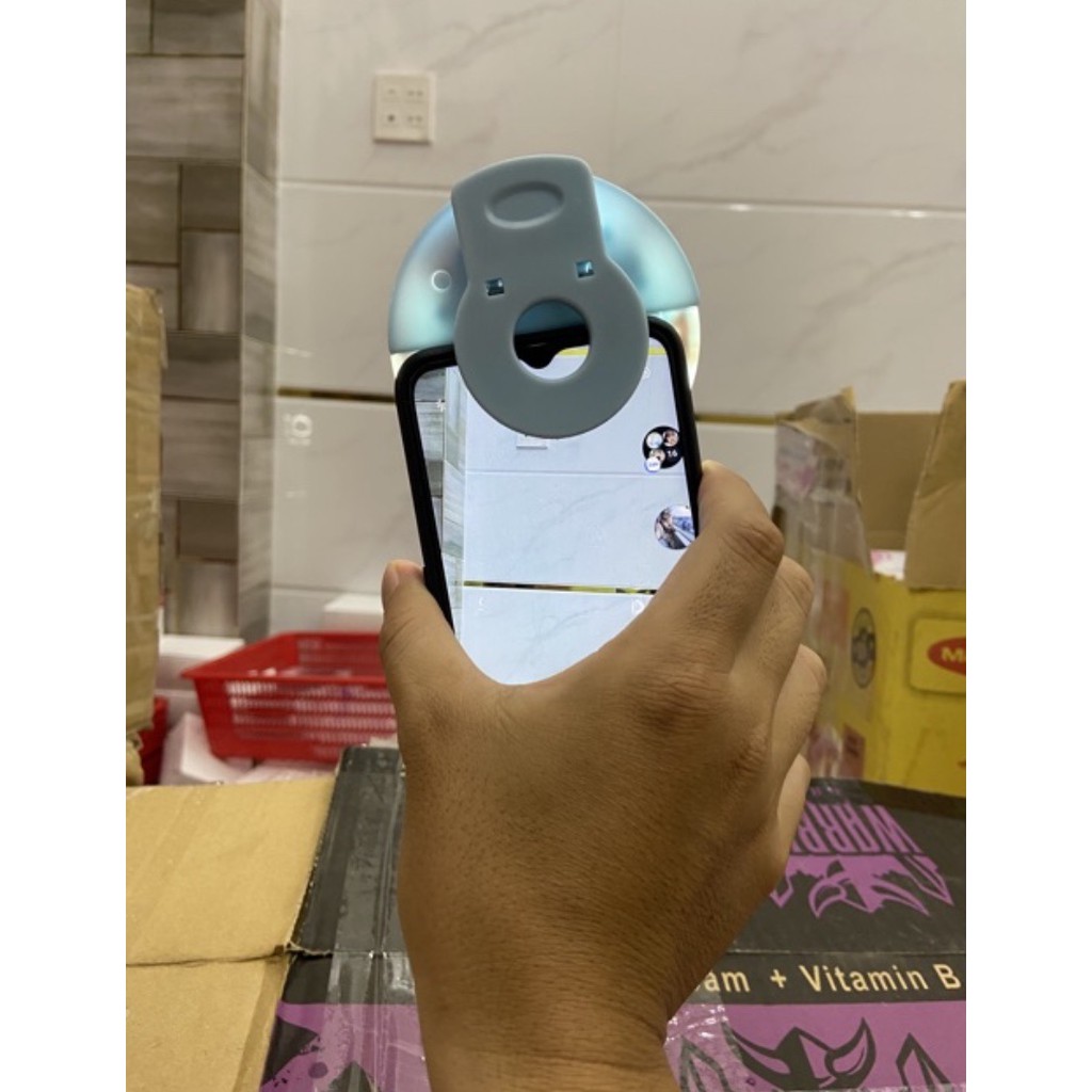 đèn led siêu sáng gắn điện thoại L1- dụng cụ nối mi- mr Tuấn