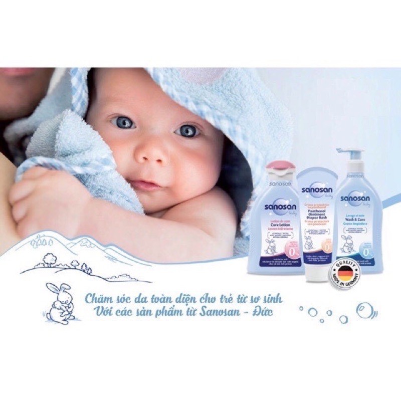 SỮA TẮM GỘI BABY OLIVE HỮU CƠ SANOSAN LOẠI 200ML / 400ML