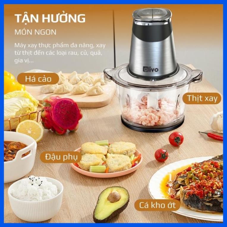 Máy Xay Thịt Thực Phẩm Đa Năng OLIVO FC21 Cao Cấp, Tháo Rời Dễ Dàng, Thuận Tiện Vệ Sinh Máy - Thương Hiệu Mỹ HTS