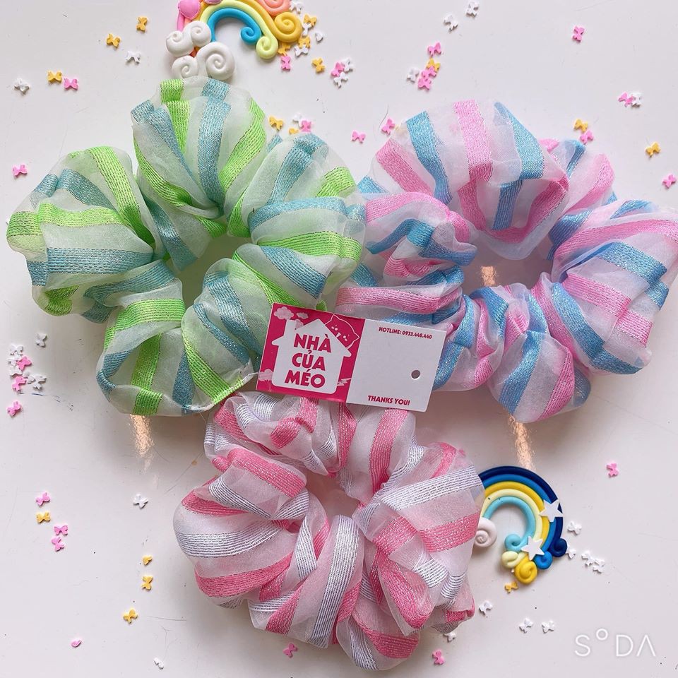 Dây Buộc Tóc SCRUNCHIES chọn mẫu theo số [Nhà Của Méo Store]