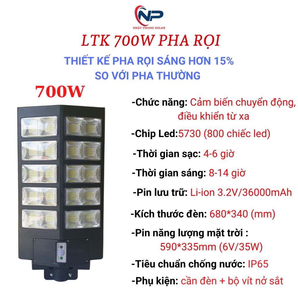[Quà20k] Đèn năng lượng mặt trời liền thể kép PHA RỌI 700W ,mẫu mới nhất 2021,công suất lớn,cảm biến chuyển động,B