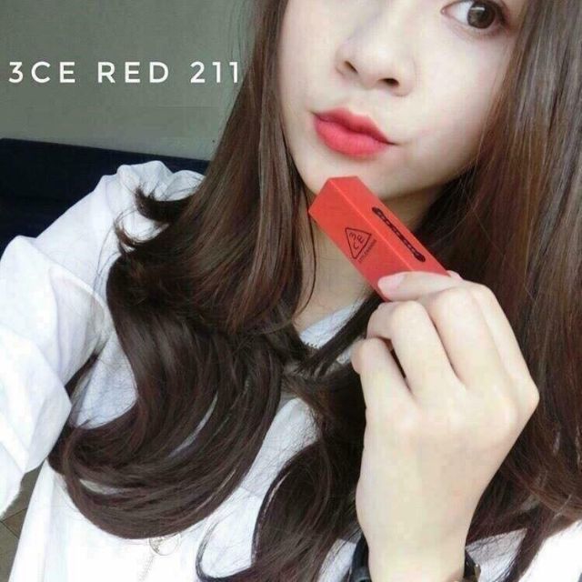 Son 3ce red recipe màu 211 Dolly #