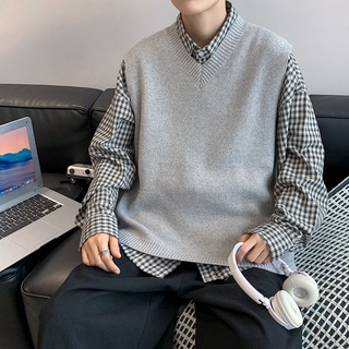 Áo Sweater xẻ tà thời trang xuân thu dành cho nam