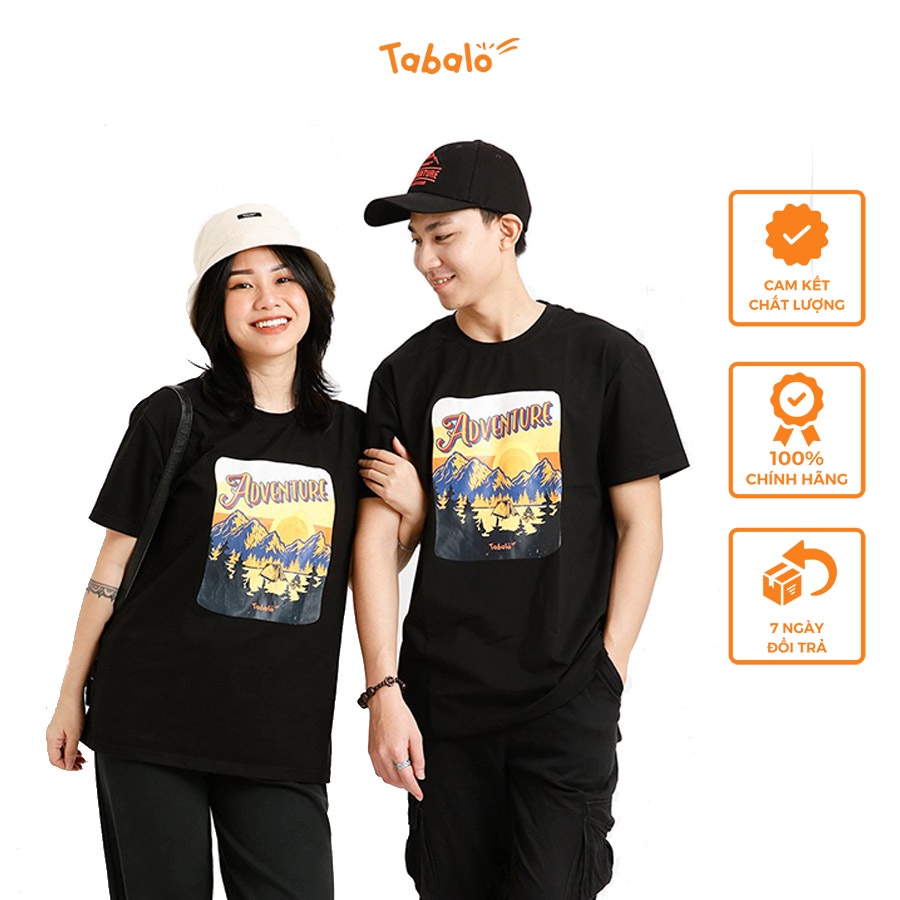 Áo Thun Tabalo Adventure T-Shirt, Áo Nam Nữ Co Giãn, Thoáng Mát, Nhanh Khô