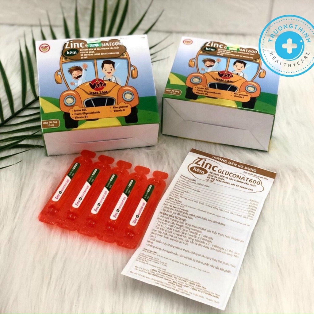 KẼM ZINC GLUCONAT600