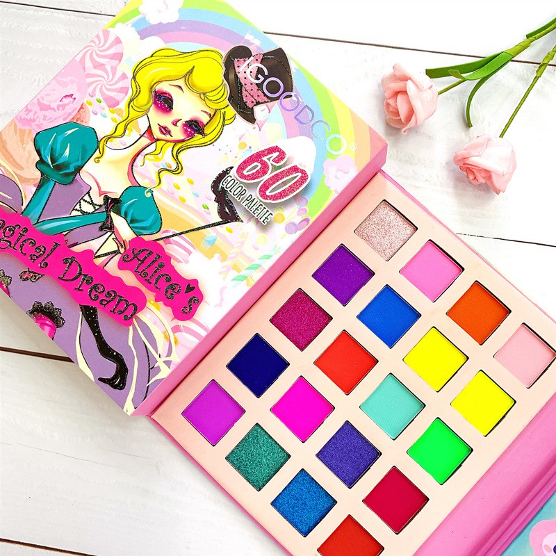 ALICE (Hàng Mới Về) Bảng Phấn Mắt Trang Điểm 60 Màu 5% Off 3 Màu Sắc Lấp Lánh | BigBuy360 - bigbuy360.vn