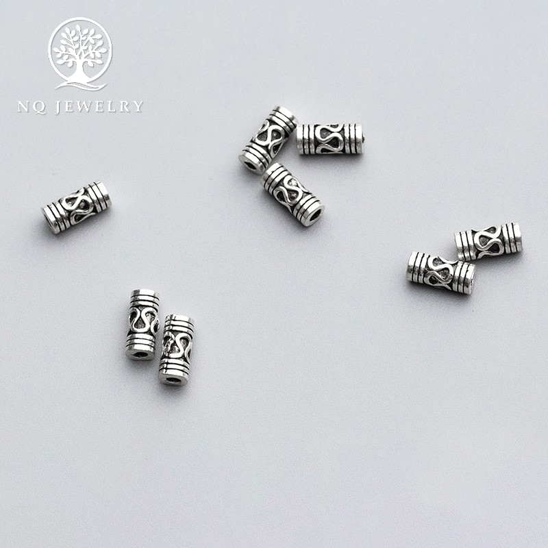 Charm bạc ống nhỏ - NQ Jewelry
