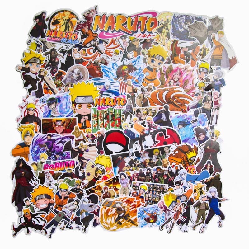 Sticker hình dán naruto set 15 và 30 sticker