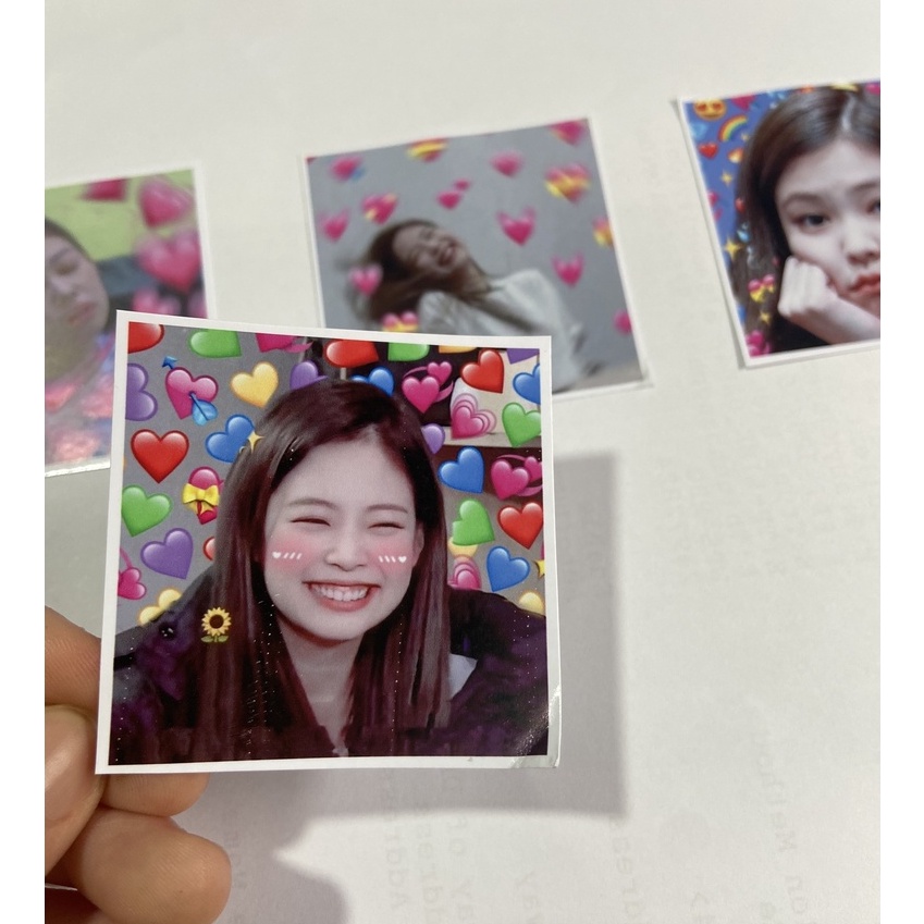 Sticker dán hình Jennie BLACKPINK cute (Mẫu 1)