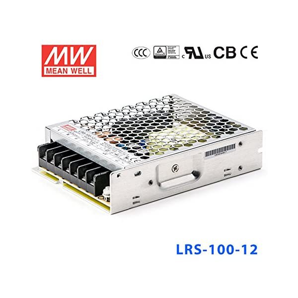 Nguồn tổ ong 12VDC Meanwell LRS -100-12(100/12V/8.5A)