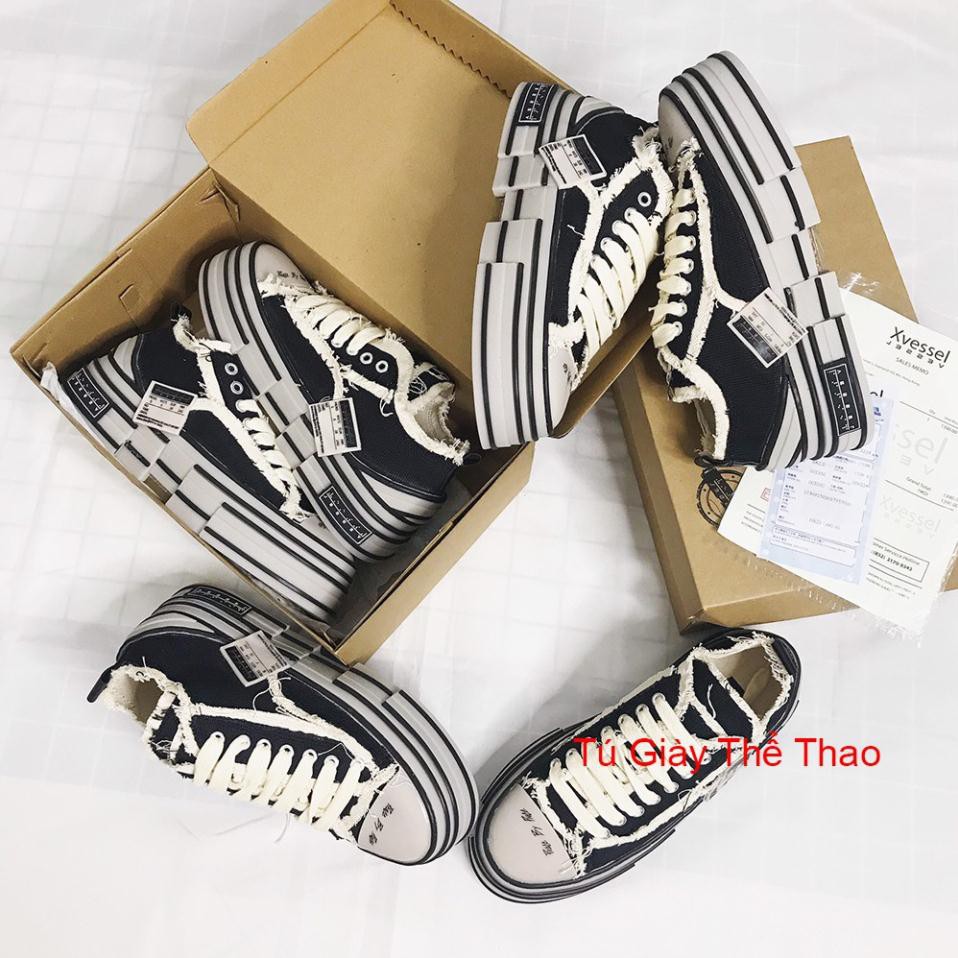 sale 12/12  [XEM NGAY] xVESSEL Giày Sneaker Nam Nữ style rách cao 3,5-4cm. - Aw111 ¹ NEW hot ‣ /
