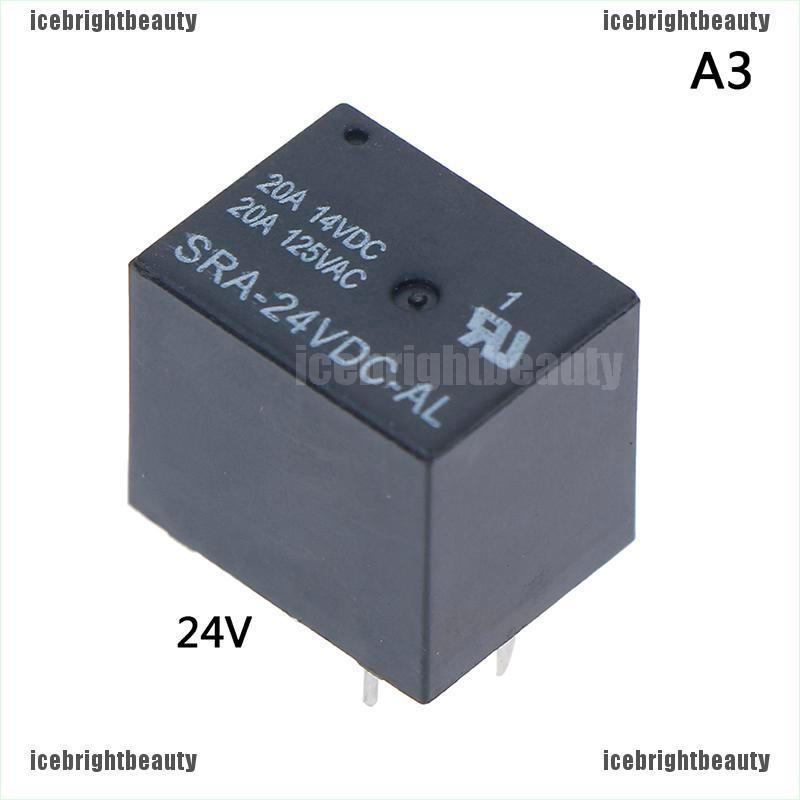 Rơ le sra-05vdc-12vdc-dc 5V 12V 24V 20A t74 4Pin