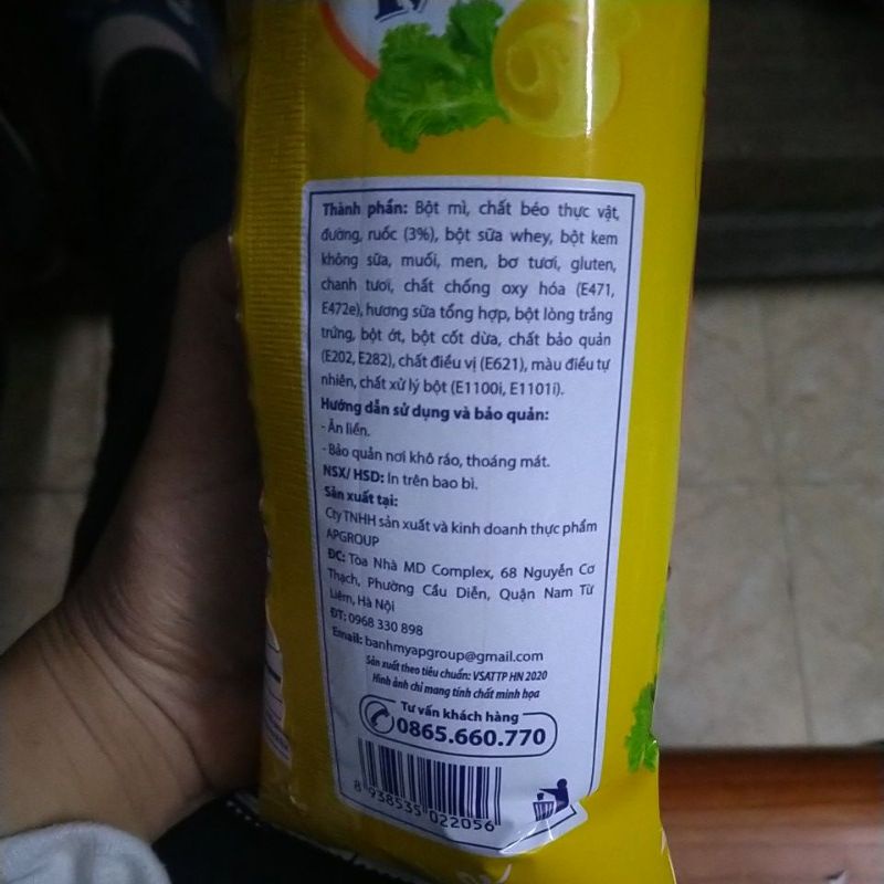 Bánh mì ruốc siêu mềm AP 50gam