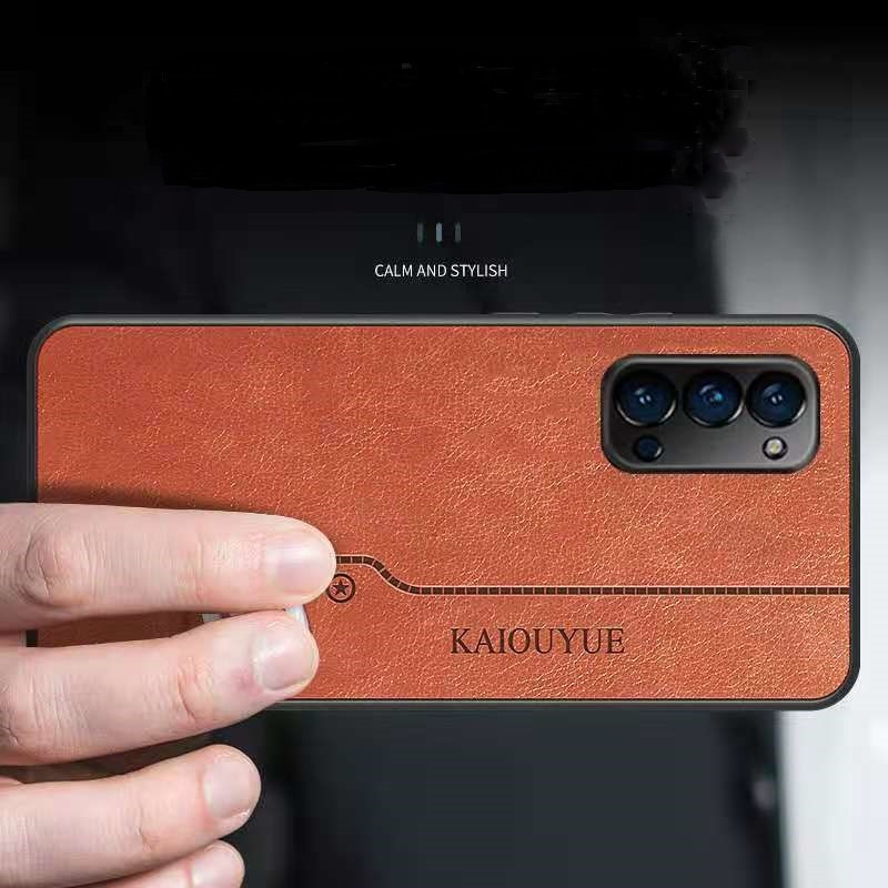 Ốp Điện Thoại Bề Mặt Da Mềm Chống Sốc Cho Reno 4 4g Reno 4pro Oppo Reno 5 | BigBuy360 - bigbuy360.vn