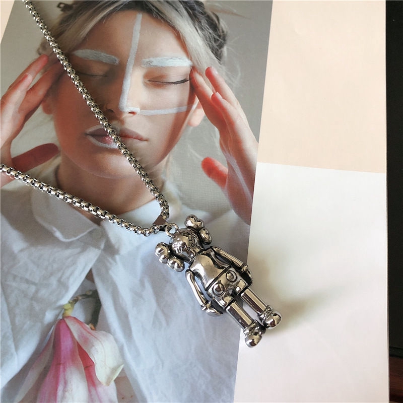 Vòng Cổ Gắn Mặt Hình Búp Bê Hoạt Hình Cá Tính Phong Cách Hip-Hop