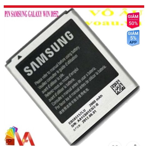 Pin xịn cho máy samsung 8552