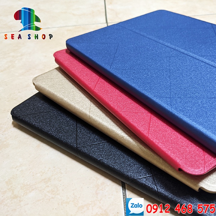 Bao da SamSung Tab S7 FE -T735 -Thiết kế mỏng nhẹ trẻ trung có ngăn cài thẻ- Nắp gập 2 mặt-Sản phẩm đến từ hiệu Lishen