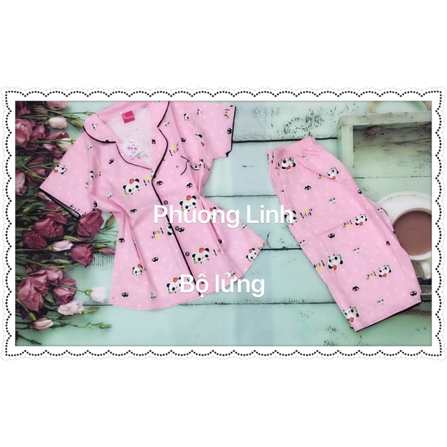 Bộ pizama kate thái Lửng