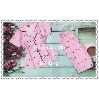 Bộ pizama kate thái Lửng