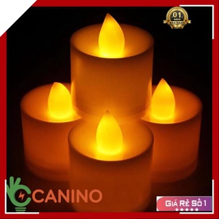 Nến Điện Tử Trang Trí 💖FREESHIP💖 Nến Điện Tử Lùn mini V1 Độc Đáo[Ánh Sáng Vàng]