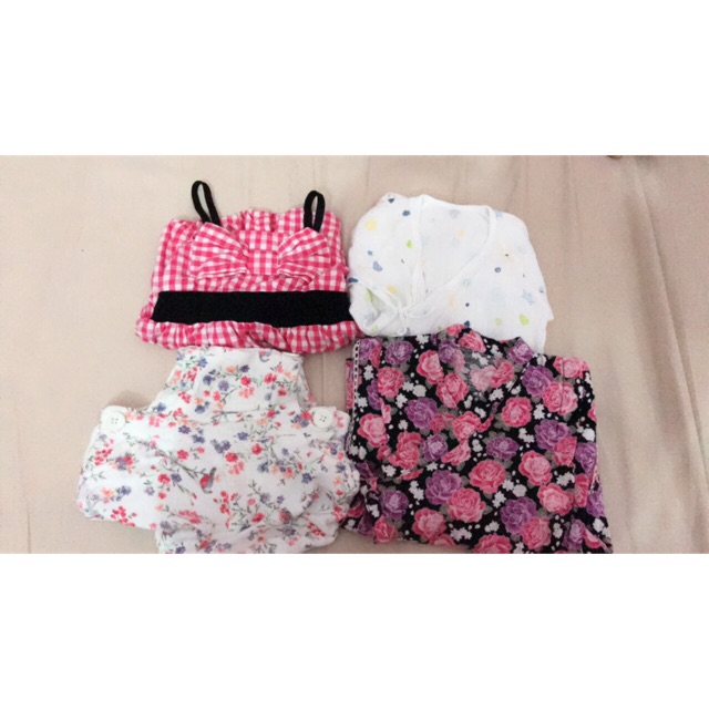 Combo đồ yếm vay body cho bé
