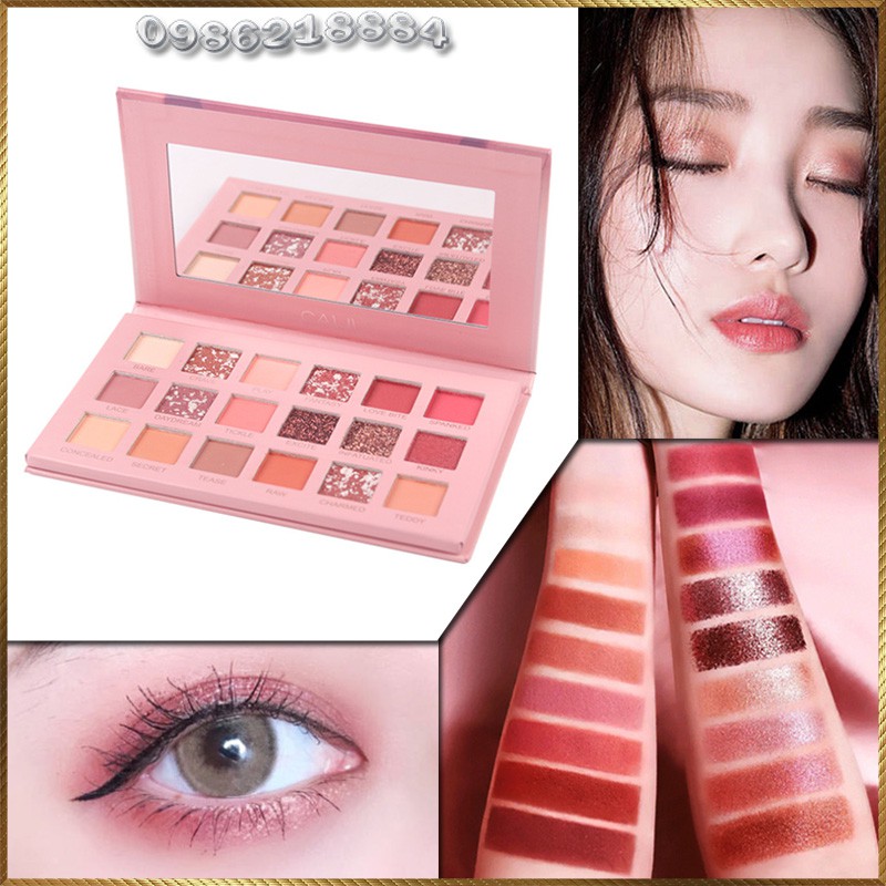 Bảng phấn mắt Caiji NUDE Eye 18 Colors Eye Shadow CNE8