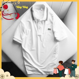 ANA8 - ÁO POLO NAM THÊU CỔ VIỀN 3 SỌC