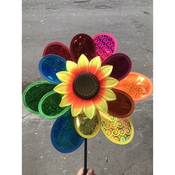 Chong chóng hoa hướng dương 🌻, mẫu y hình, tặng kèm keo 502.