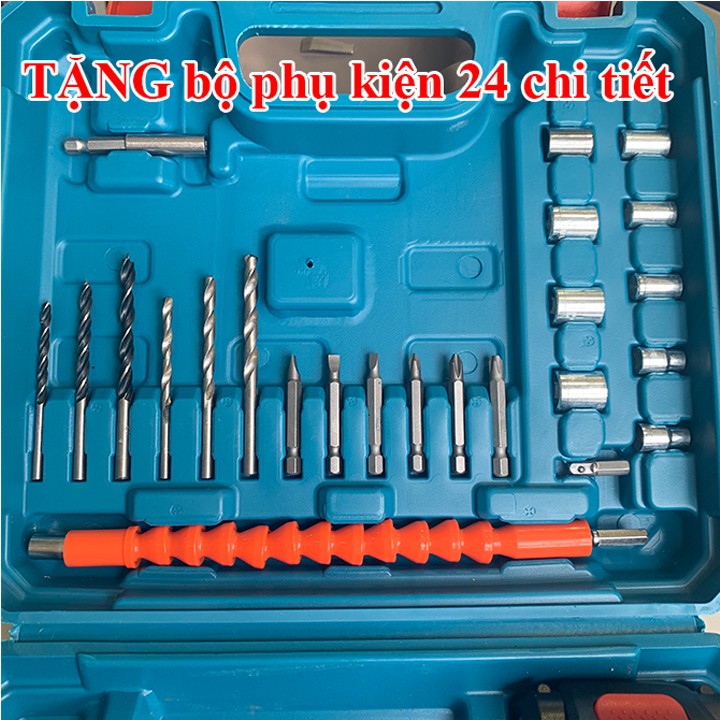 MÁY KHOAN PIN 36V MA.KI.TA DF-331D, Máy Vặn Vít, 3 Chức Năng Có Búa Kèm Phụ Kiện Các Loại