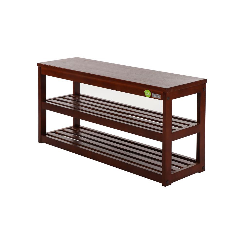 HomeBase FURDINI Kệ tủ giày dép gỗ đa năng 8-10 đôi Thái Lan W90xD28xH45 Cm màu gỗ sồi