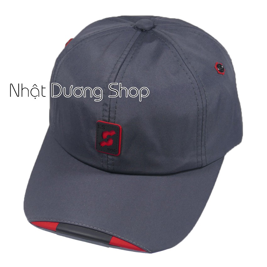 Nón kết dù LS sò lồng da, kết vá da - Chất liệu vải dù cao cấp được làm tinh xảo và sành điệu